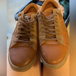 Oliver Cabell Brown Leather Men's Shoes